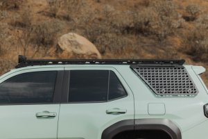 Toyota 4Runner Exterior Window Molle - Driver Side - DV8 Offroad - For DV8 Roof Rack - Black Powder Coated - `25-`26